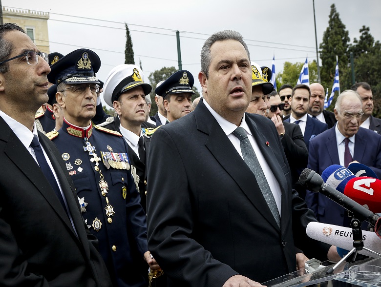 Καμμένος: Θα συντρίψουμε όποιον αμφισβητήσει την εθνική κυριαρχία