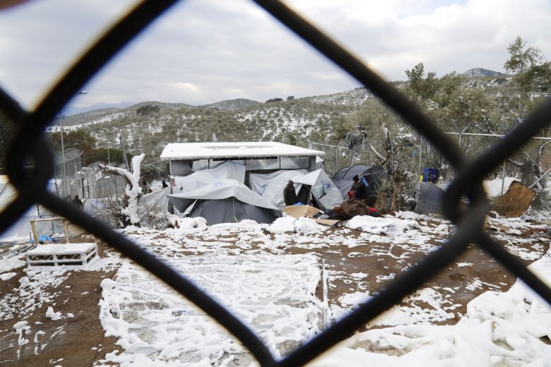 Συλλαλητήριο για το κλείσιμο της Μόριας στη Μυτιλήνη