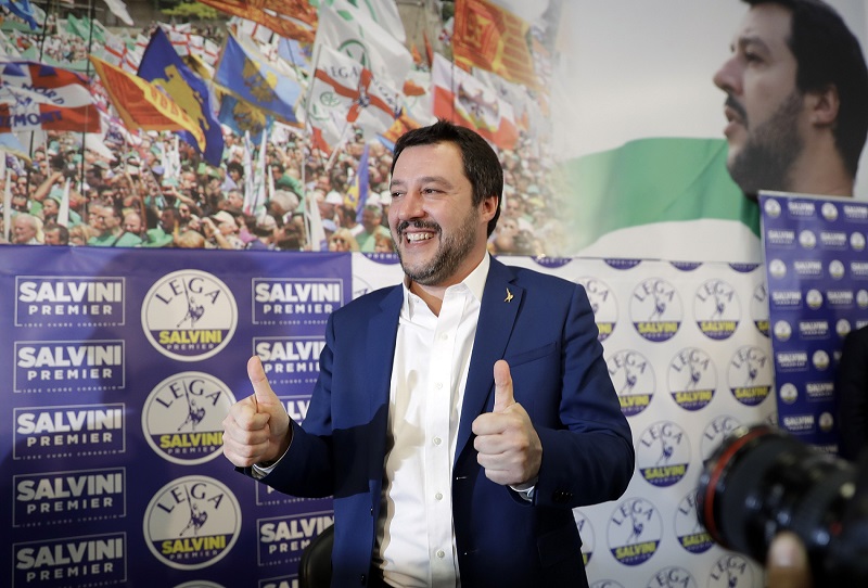 Η Λέγκα καταθέτει πρόταση μομφής κατά της κυβέρνησης στην Ιταλία