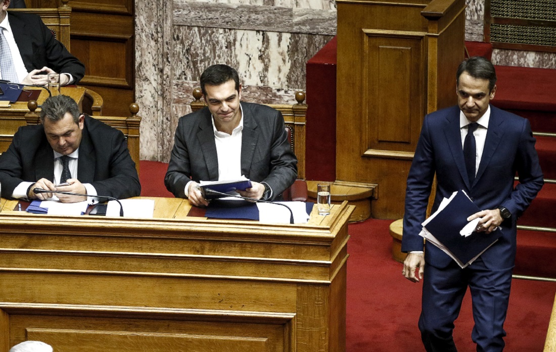 Αντιπαράθεση αρχηγών στη Βουλή για τη διαπραγμάτευση με τους Θεσμούς