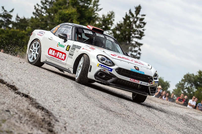 To Abarth 124 Rally στο πόντιουμ των νικητών και στη Σλοβενία