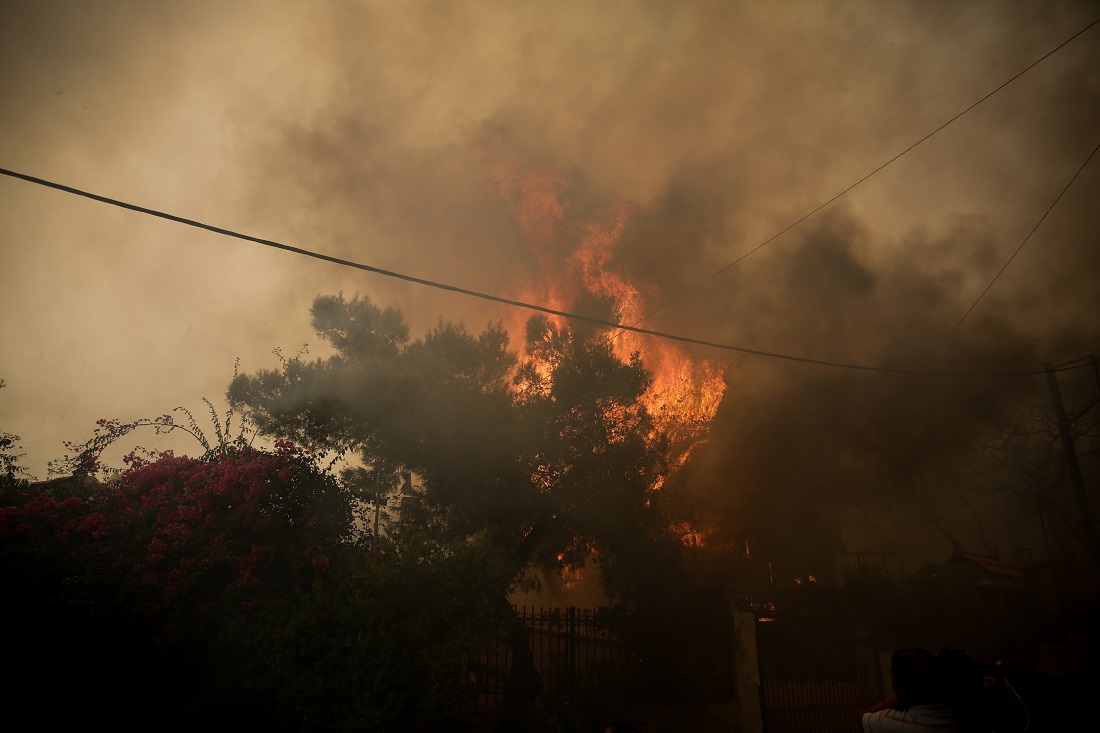 Δασική πυρκαγιά στο Αργάσι Ζακύνθου
