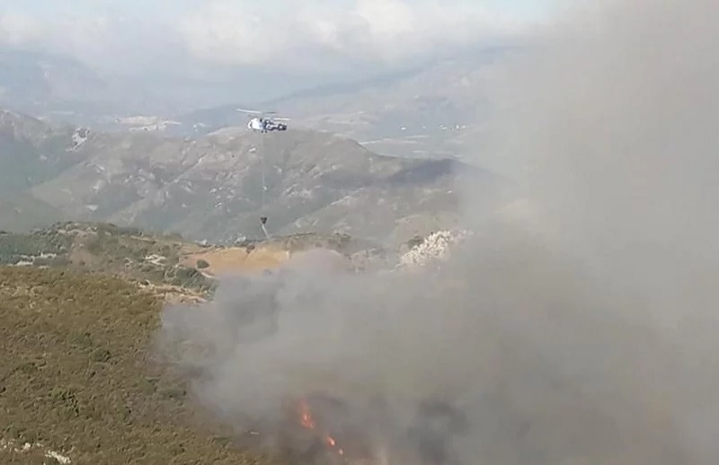 Φωτιά στην περιοχή Σπιάτζα του Πύργου