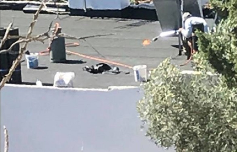 Ο Δήμαρχος Μαρκόπουλου εντόπισε άντρα με φλόγιστρο με 7 μποφόρ