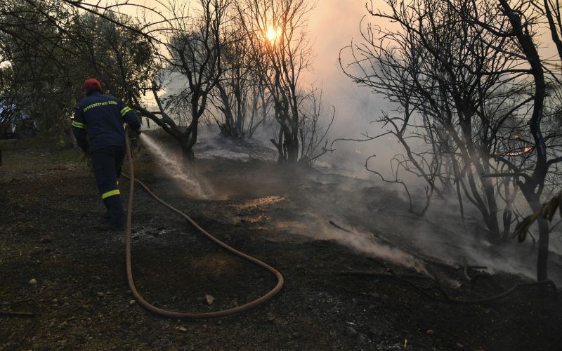 Συναγερμός στην Πυροσβεστική για δύο φωτιές στη Λάρισα