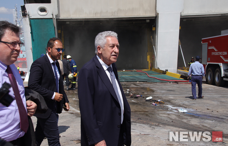 Για επιθεώρηση στο «Ελευθέριος Βενιζέλος» ο Κουβέλης