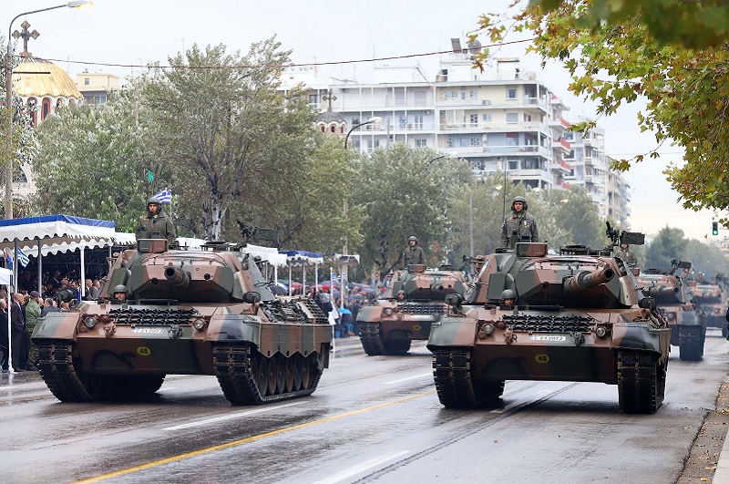 Η στρατιωτική παρέλαση της Θεσσαλονίκης
