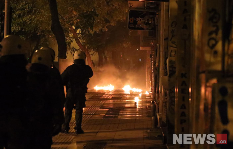 Επεισόδια σε Εξάρχεια και λεωφόρο Αλεξάνδρας