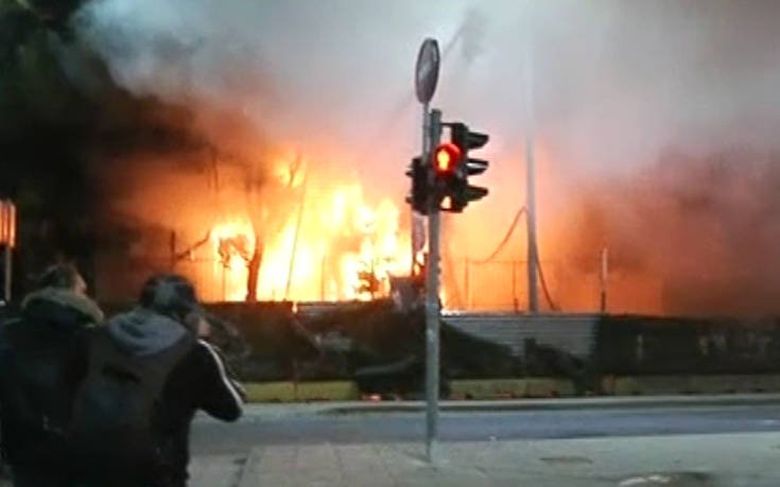 Μολότοφ και χημικά στη Θεσσαλονίκη