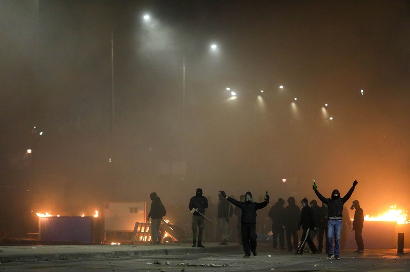 Στον εισαγγελέα 11 συλληφθέντες για τα επεισόδια στην Θεσσαλονίκη