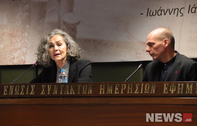 Με τον Βαρουφάκη στις ερχόμενες ευρωεκλογές η Σακοράφα