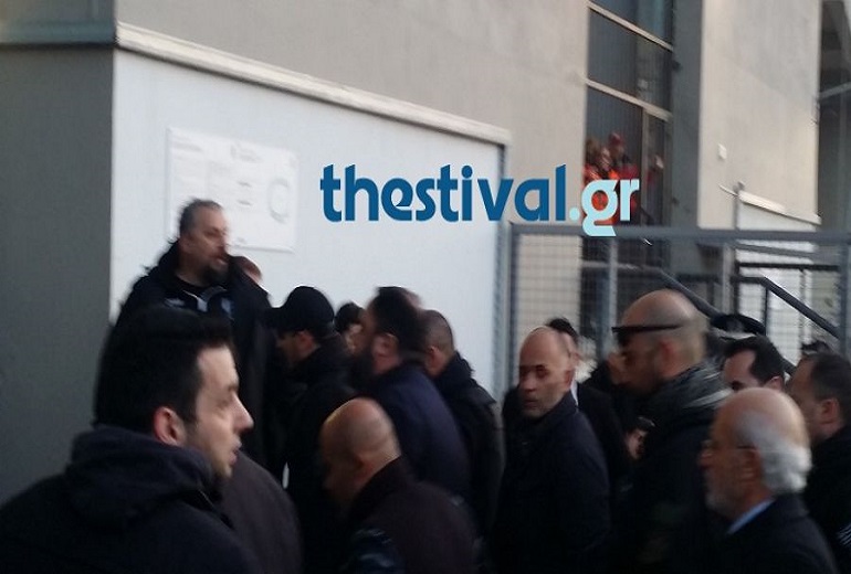 Ένταση στην Τούμπα με την παρουσία Μαρινάκη