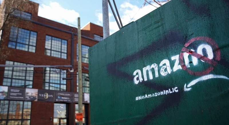 «Ναυάγησε» η κατασκευή ουρανοξύστη της Amazon στη Νέα Υόρκη