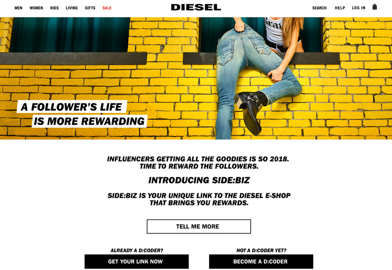 Θα αποκαλύψει η Diesel τους πραγματικούς influencers των social media;