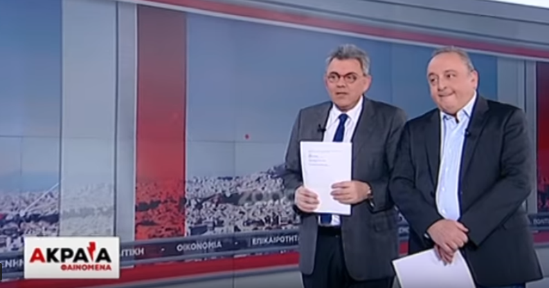 Το χιούμορ του Δημήτρη Καμπουράκη στην πρώτη του εκπομπή στον ΣΚΑΪ