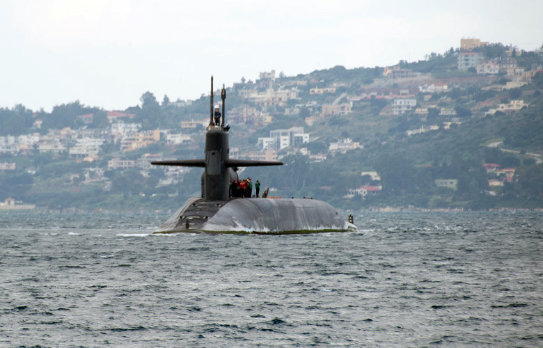 Πυρηνοκίνητο υποβρύχιο πυραύλων κρουζ στη βάση της Σούδας