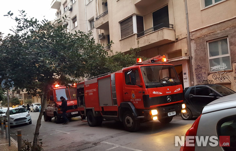 Πυρκαγιά ξέσπασε σε διαμέρισμα στο Κολωνάκι