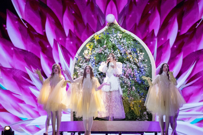 Eurovision 2019: Η Κατερίνα Ντούσκα στη δεύτερη πρόβα της