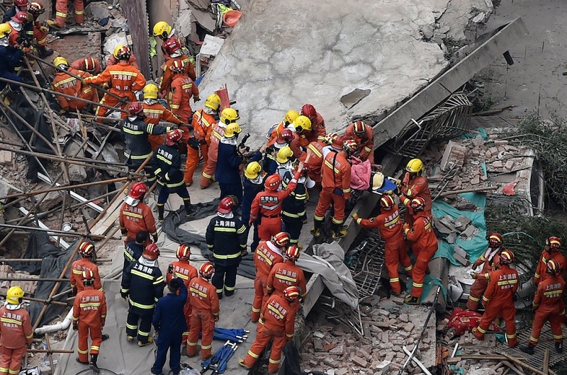 Επτά νεκροί σε κατάρρευση κτιρίου στη Σανγκάη