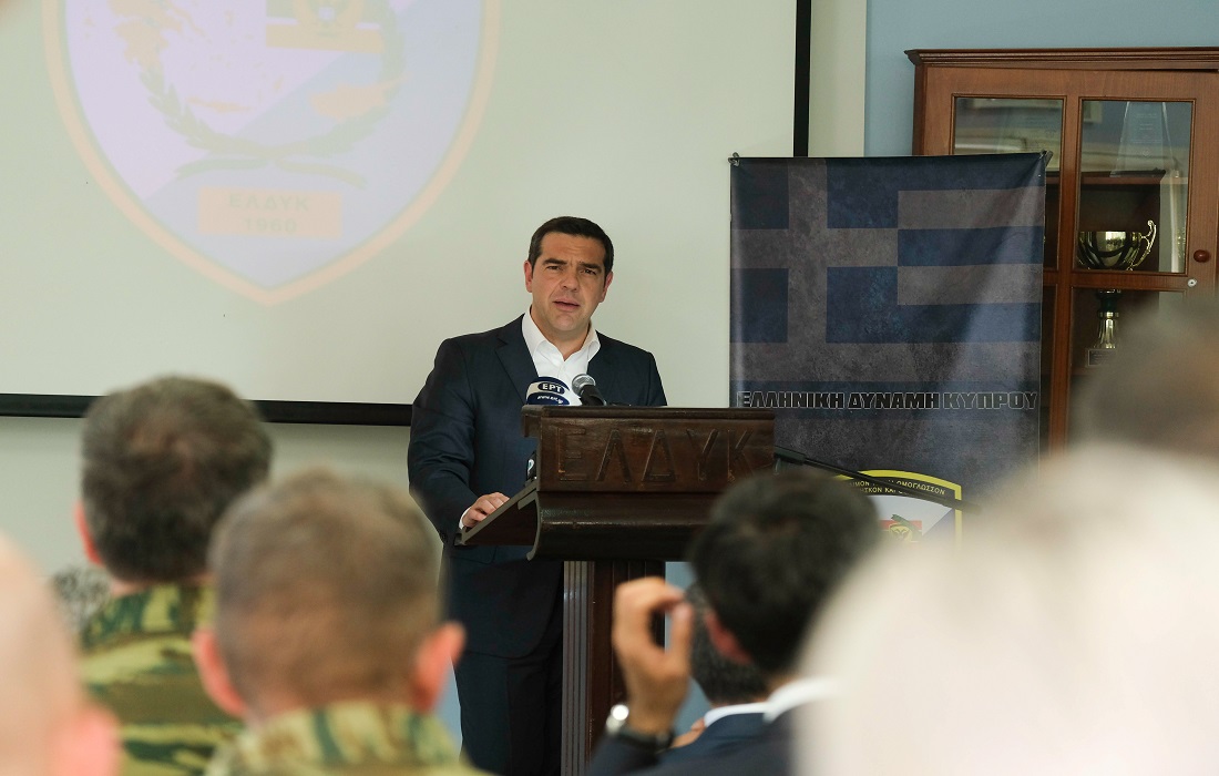 Τσίπρας από την ΕΛΔΥΚ: Όποιος παραβιάζει τα κυριαρχικά δικαιώματα μας θα έχει συνέπειες