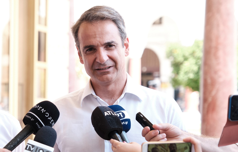 Επίσκεψη Μητσοτάκη στο Μουσείο Κυκλαδικής Τέχνης