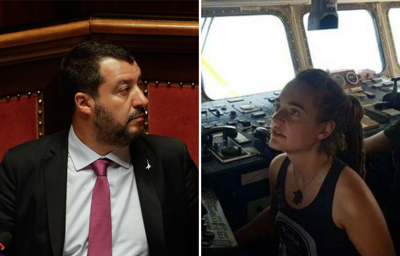 Αύριο η μήνυση της καπετάνισσας του Sea-Watch ενάντια στον Ματέο Σαλβίνι