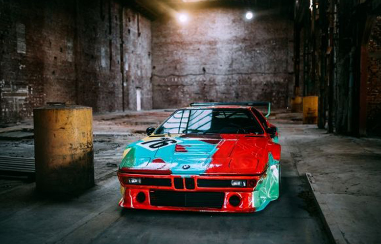 Ο Andy Warhol τιμά την BMW M1 ένα μοντέλο σταθμό της Βαυαρικής αυτοκινητοβιομηχανίας