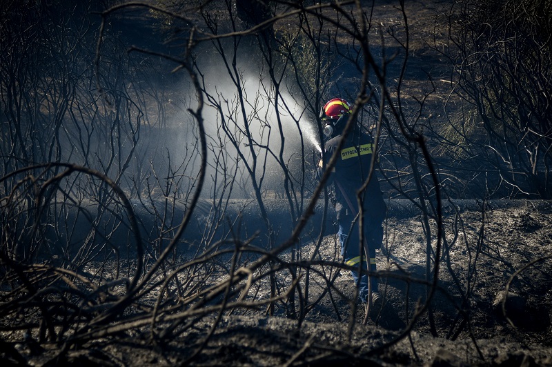 Σε ύφεση η πυρκαγιά στη Ζάκυνθο