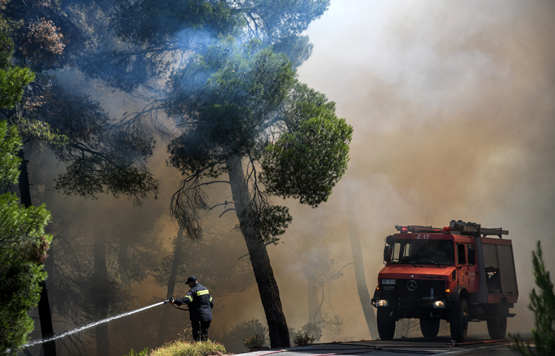 Η κατάσταση στα πύρινα μέτωπα Αχαΐας και Ηλείας