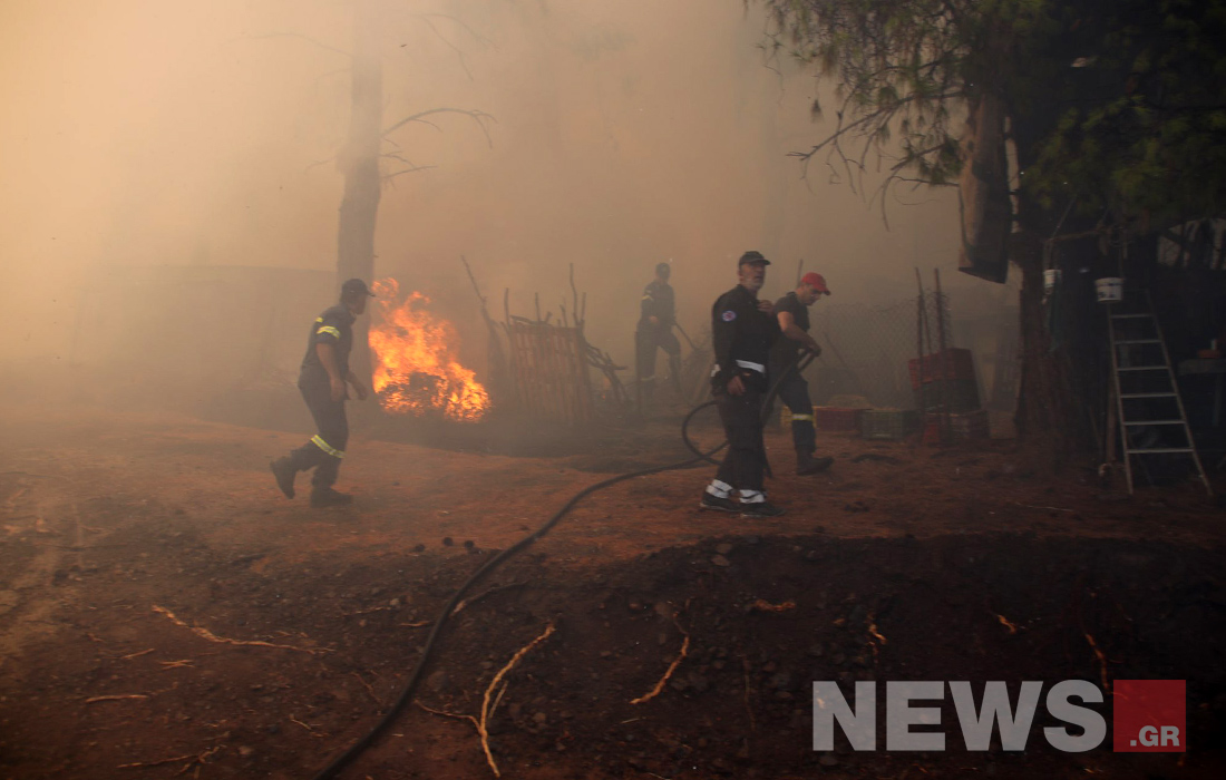 Αναζωπύρωση εστιών στο Μακρυμάλλη, μάχη των πυροσβεστών να σωθεί ποιμνιοστάσιο