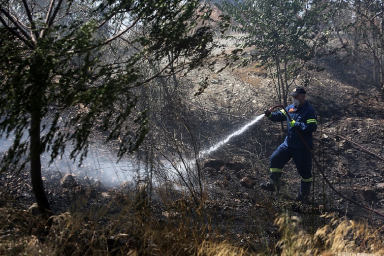 Πυρκαγιά σε χορτολιβαδική έκταση στο Γύθειο Λακωνίας