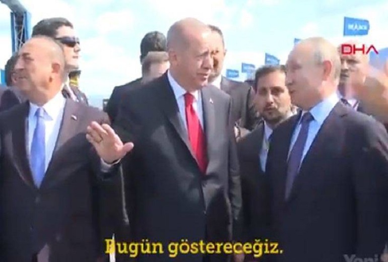 Ερντογάν σε Πούτιν μπροστά στα SU-57: Από αυτά θα πάρουμε;
