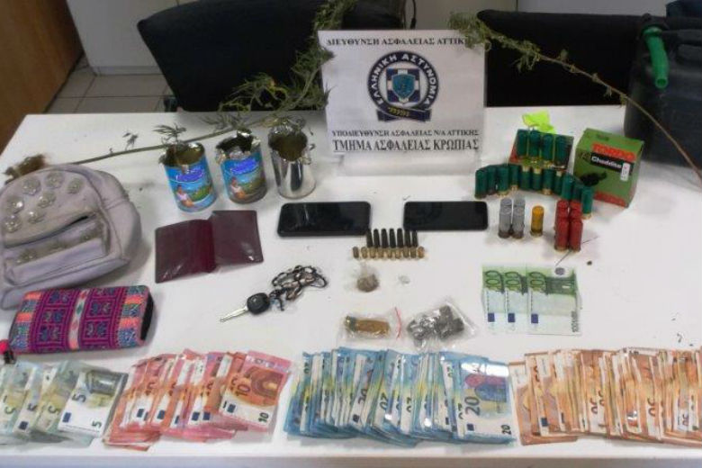 Σύλληψη δυο ατόμων στο Κορωπί για διακίνηση ναρκωτικών