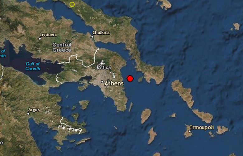 Σεισμός αισθητός στην Αττική