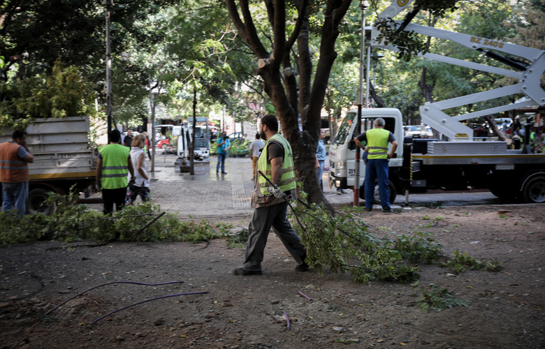 Με εντατικούς ρυθμούς οι αισθητικές παρεμβάσεις στο κέντρο της Αθήνας