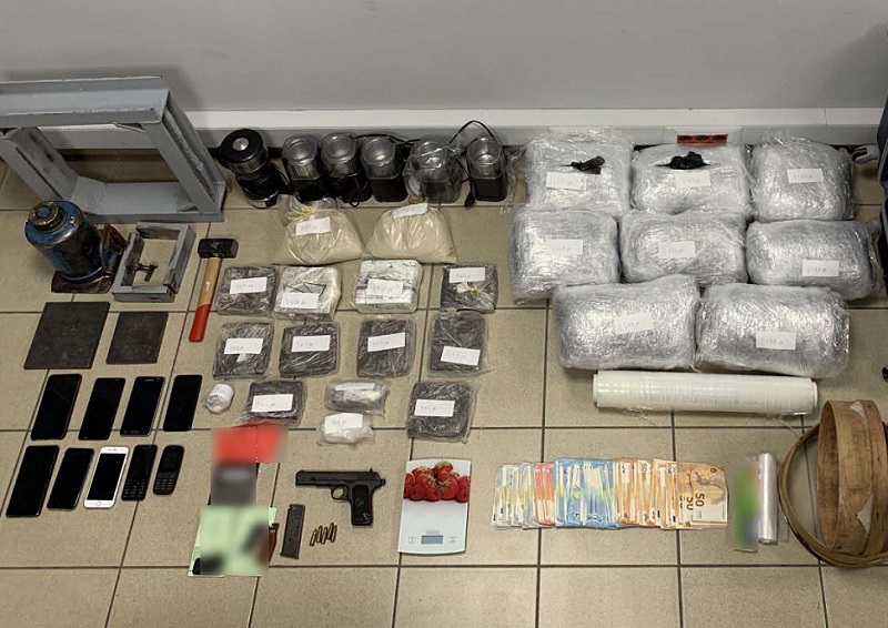 Εξαρθρώθηκε κύκλωμα εισαγωγής και διακίνησης μεγάλων ποσοτήτων ναρκωτικών