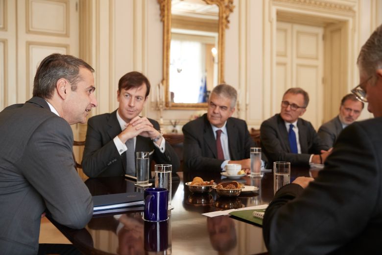 Ενέργεια και περιβάλλον στη συνάντηση Μητσοτάκη με ιταλική αντιπροσωπεία