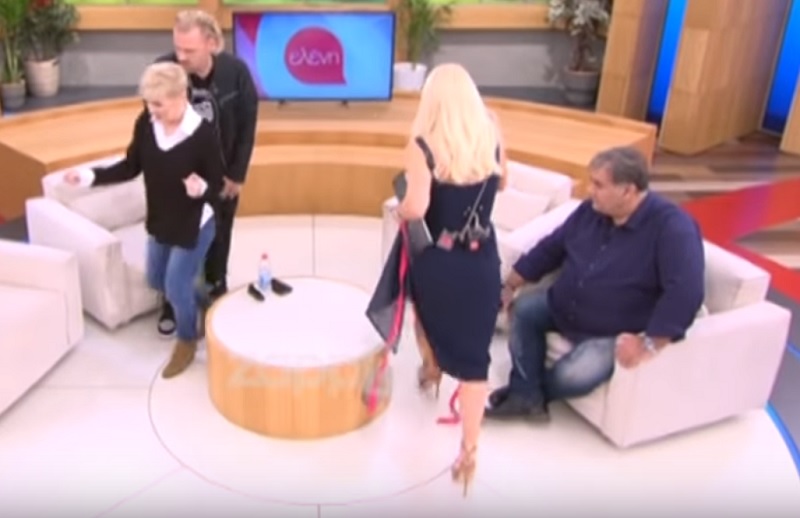 Το φόρεμα της Ελένης Μενεγάκη που έφερε ταραχή στο πλατό