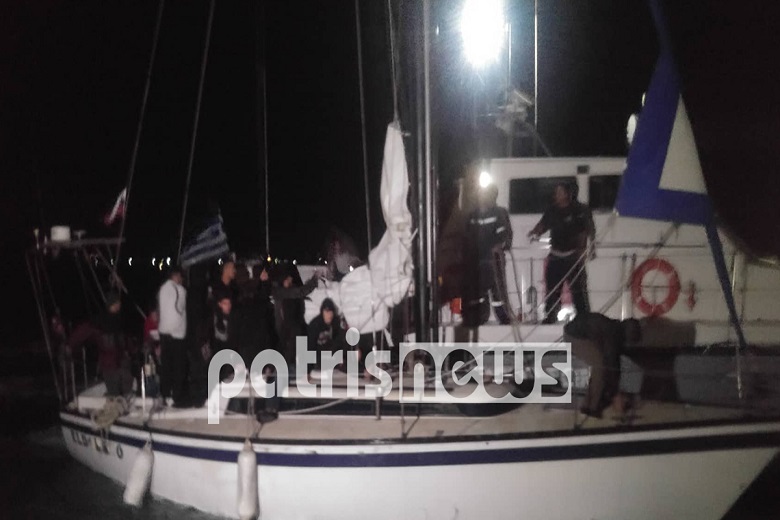 Στο Κατάκολο το ιστιοφόρο με τους 45 μετανάστες