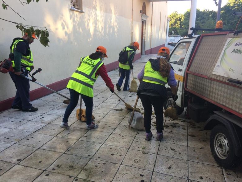Συνεχίζονται οι παρεμβάσεις καθαριότητας στον δήμο Αθηναίων