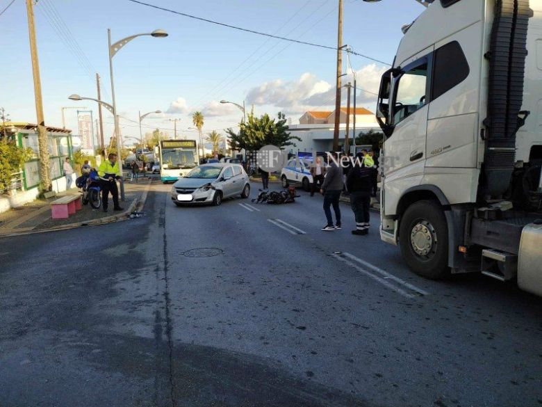 Τροχαίο με τραυματία στα Χανιά