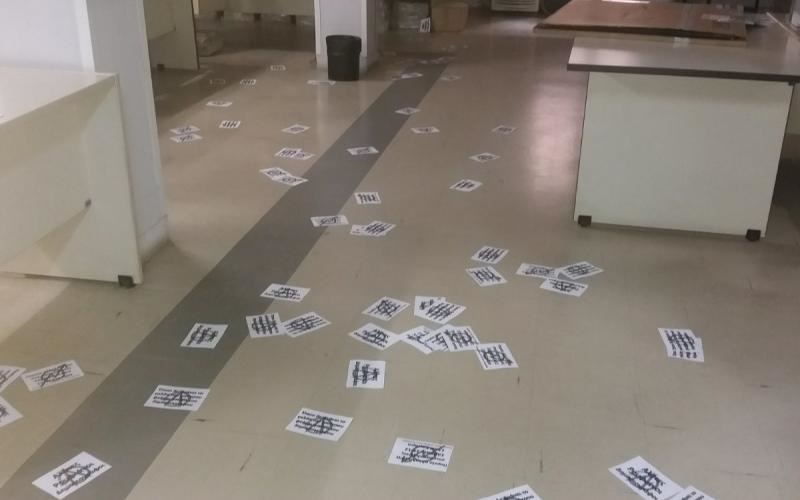 Παρεμβάσεις αντιεξουσιαστών σε εφημερίδα και το ιταλικό ινστιτούτο στη Θεσσαλονίκη