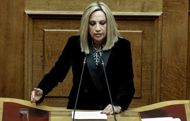Γεννηματά για συνταξιούχους: Αν ενδιαφέρονται πραγματικά να ψηφίσουν την πρότασή μας για 13η σύνταξη