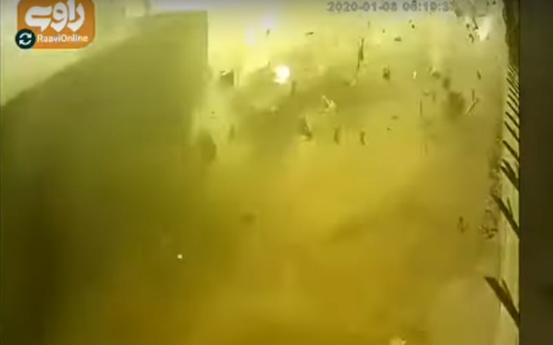 Βίντεο-ντοκουμέντο από τη στιγμή της συντριβής του ουκρανικού Boeing