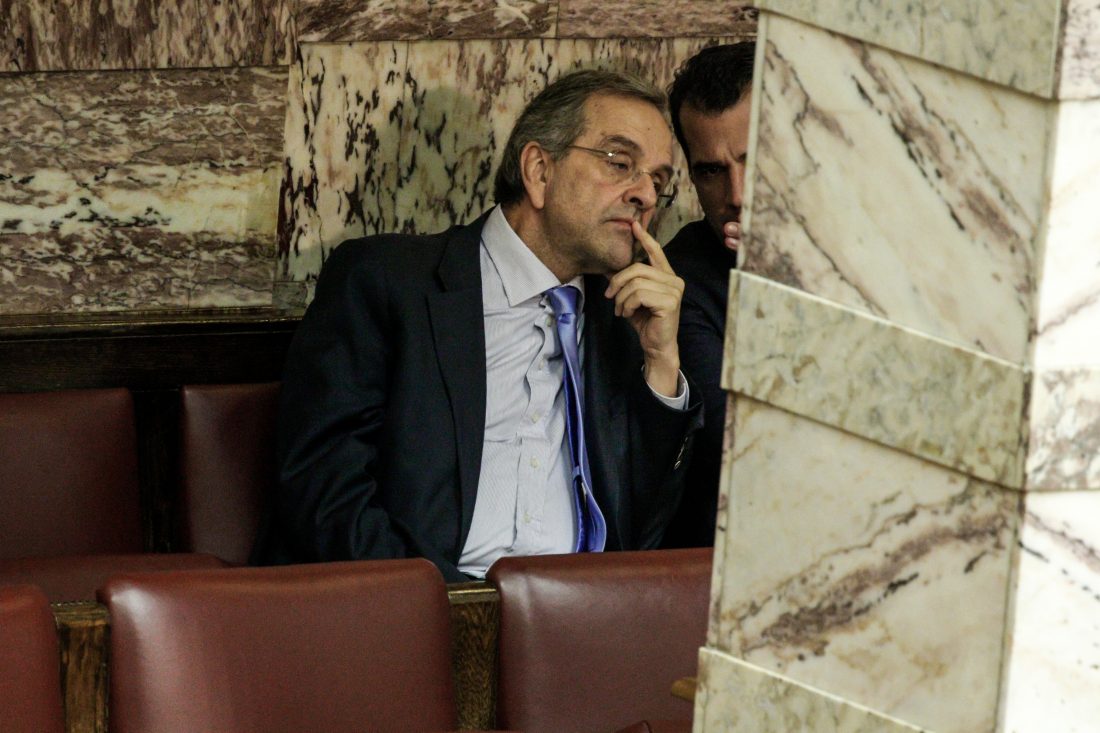 Απουσίαζε ο Σαμαράς από την ψηφοφορία – Εξηγήσεις περιμένει η ΝΔ που είχε θέσει ζήτημα κομματικής πειθαρχίας