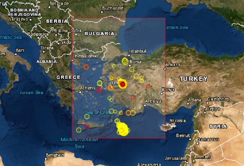 Ισχυρός σεισμός στην δυτική Τουρκία