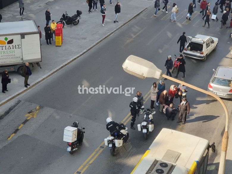 Αυτοκίνητο παρέσυρε πεζή στο κέντρο της Θεσσαλονίκης