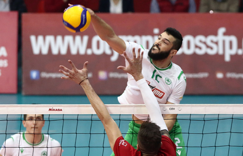 Βόλεϊ: Θρίαμβος του Παναθηναϊκού με 3-2 τον Ολυμπιακό στου Ρέντη