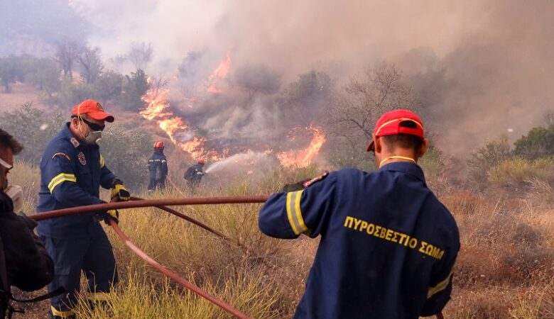 Φωτιά τώρα στο χωριό Κάτω Γερακαρίο Ζακύνθου