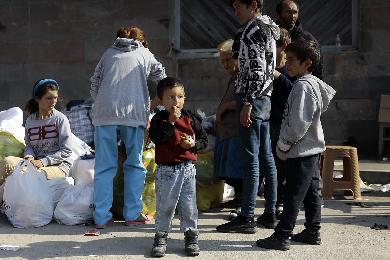 Η Αρμενία ζήτησε τη βοήθεια της ΕΕ για τους πρόσφυγες από το Ναγκόρνο Καραμπάχ